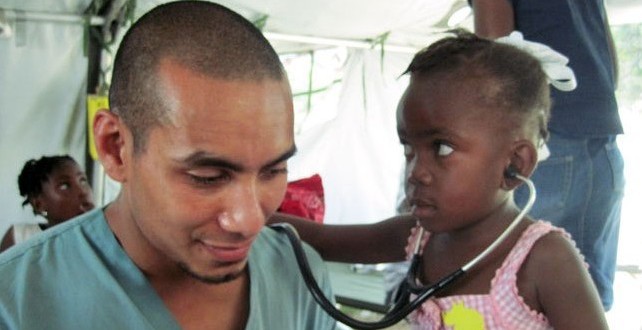 Rashad Chin, Stethoscope, child, Haiti