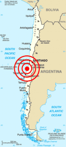 8.8 quake in Chile - a life threatening tsunami is likely (Source: GDACS website)