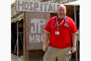 Nathan Kelly, an RN and recent graduate of Brock University, is working at the Canadian Medical Assistance Teams field hospital in Petionville, a suburb of Haiti.