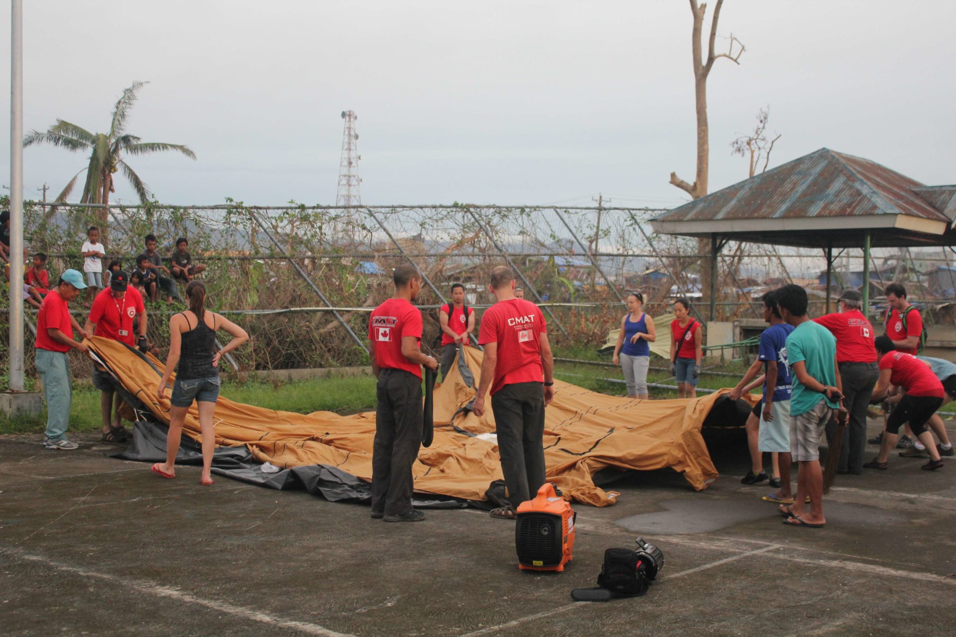 Field Hospital Setup - Canadian Medical Assistance Teams